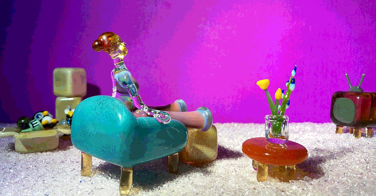 Watch Ric Robertson' Borosilicate Glass Video for 'Anna Rose'