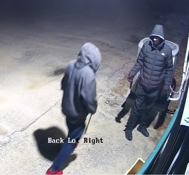 Suspects on loose following car theft, burglaries at cannabis, gun shops in Androscoggin County