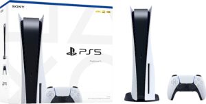 Playstation 5 Disc Version PS5 Console - 4K-TV Gaming, 16GB GDDR6 RAM, 8K Output, WiFi 6. Ultra-High Speed 825GB SSD with U Deal HDMI (Renewed)