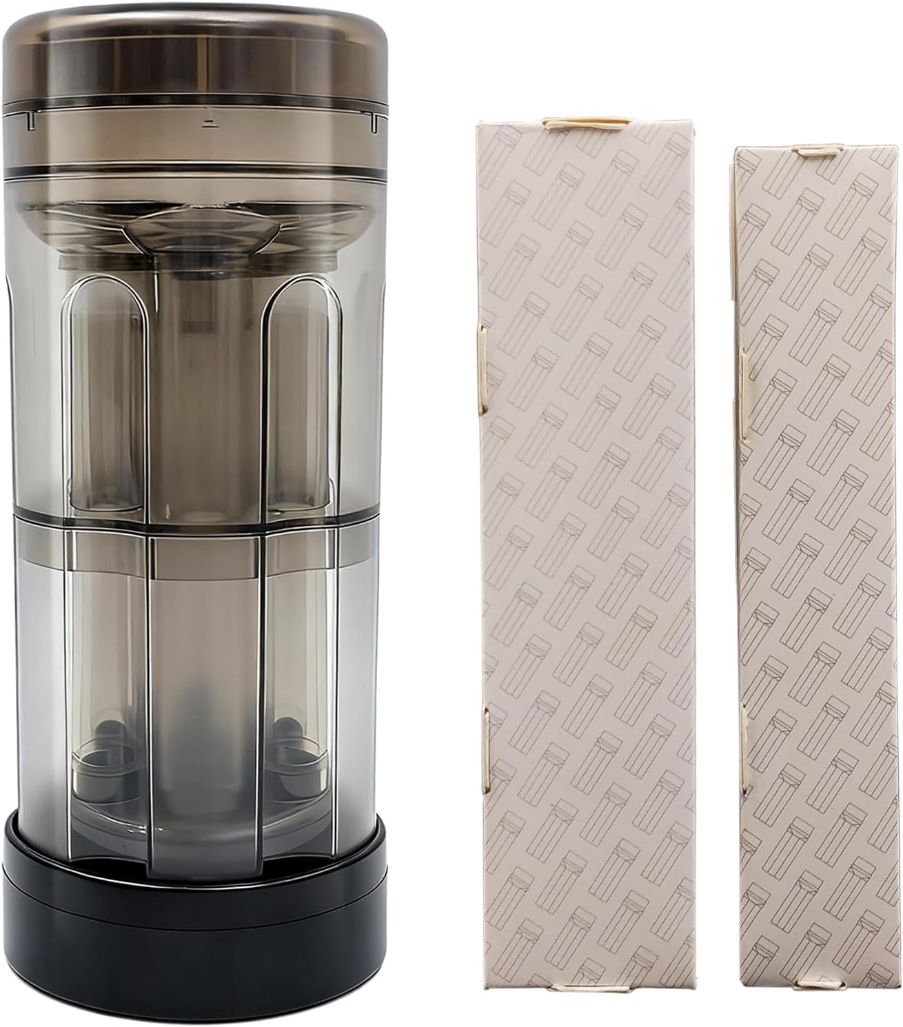 Pre Roll Machine, 6-in-1, Cone Loading Machine & Grinder for Herb | Spice Grinders for Fresh Herbs and Tea | Pack 6 Cones at Once, Extra-Coarse Teeth Design, Portable Kitchen & Travel Use