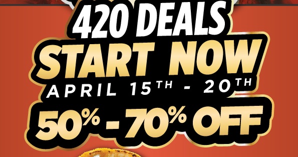 Mint’s 6 Days of 420 Starts Now! 50% to 70% Off Storewide Mint’s 6 Days of 420 Starts Now! 50% to 70% Off Storewide