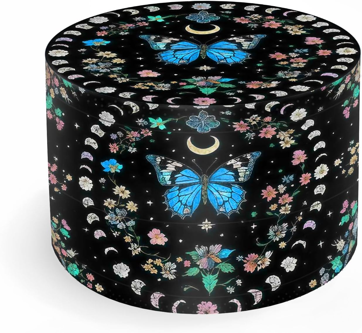2.5 Inch Grinder, Boho Spcie Kitchen Grinder, Black Butterfly