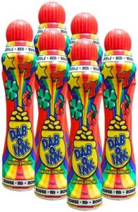 Dab-O-Ink Six Pack 4oz Red Bingo Dauber