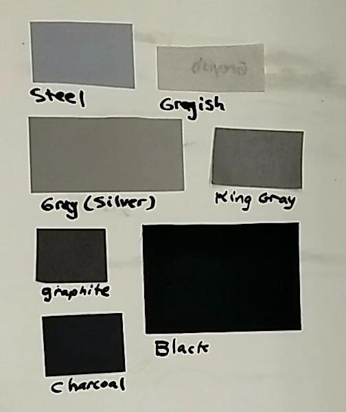 Nameplate/Number Swatches