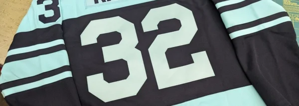 10 Inch or 12 Inch, 1-color Loose Jersey Numbers