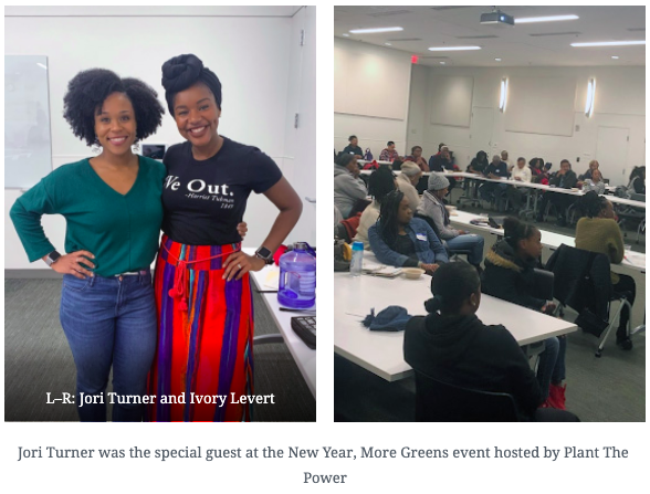 Jori Turner and Ivory Levert at Plant The Power Event
