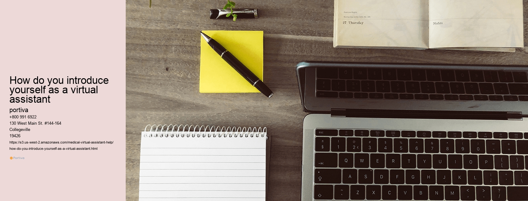 how do you introduce yourself as a virtual assistant