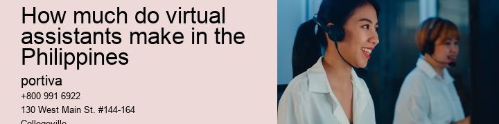 how much do virtual assistants make in the Philippines