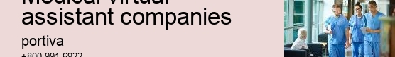 medical virtual assistant companies
