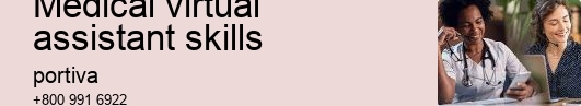 medical virtual assistant skills