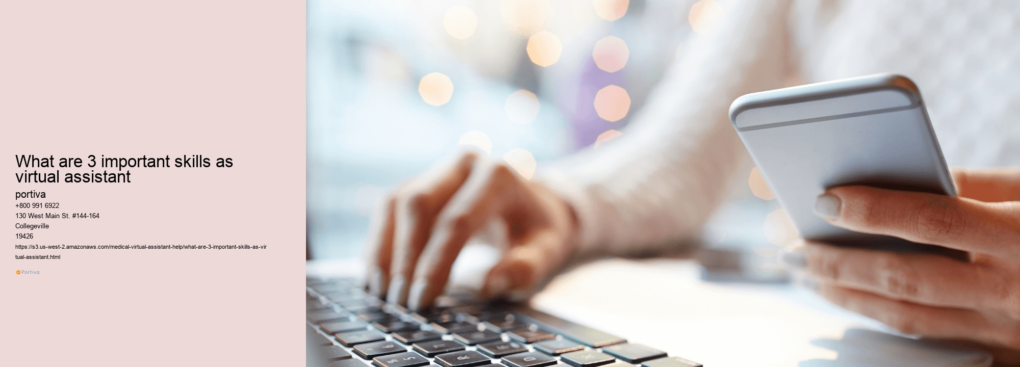 what are 3 important skills as virtual assistant