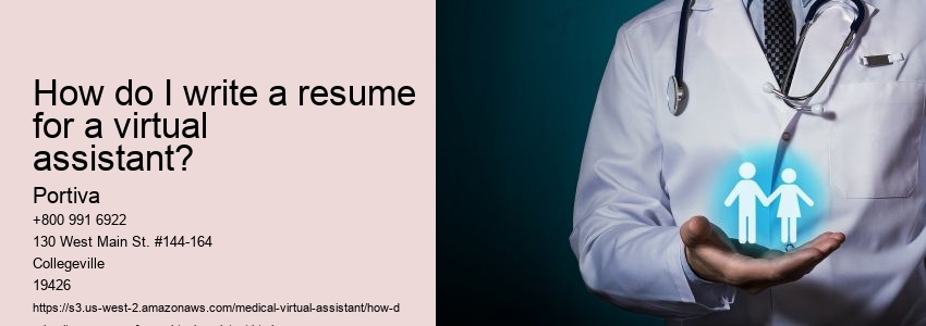 How do I write a resume for a virtual assistant?