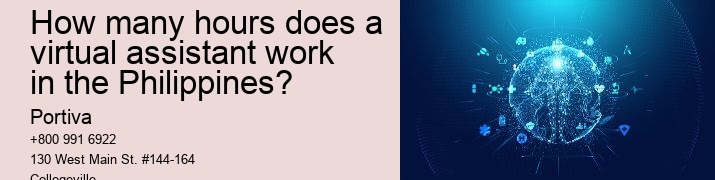 How many hours does a virtual assistant work in the Philippines?