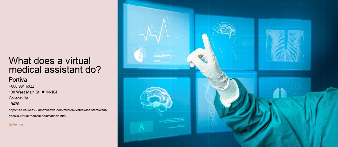 What does a virtual medical assistant do?
