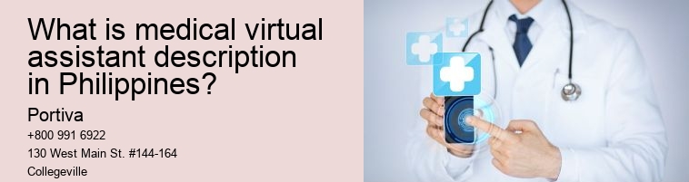 What is medical virtual assistant description in Philippines?