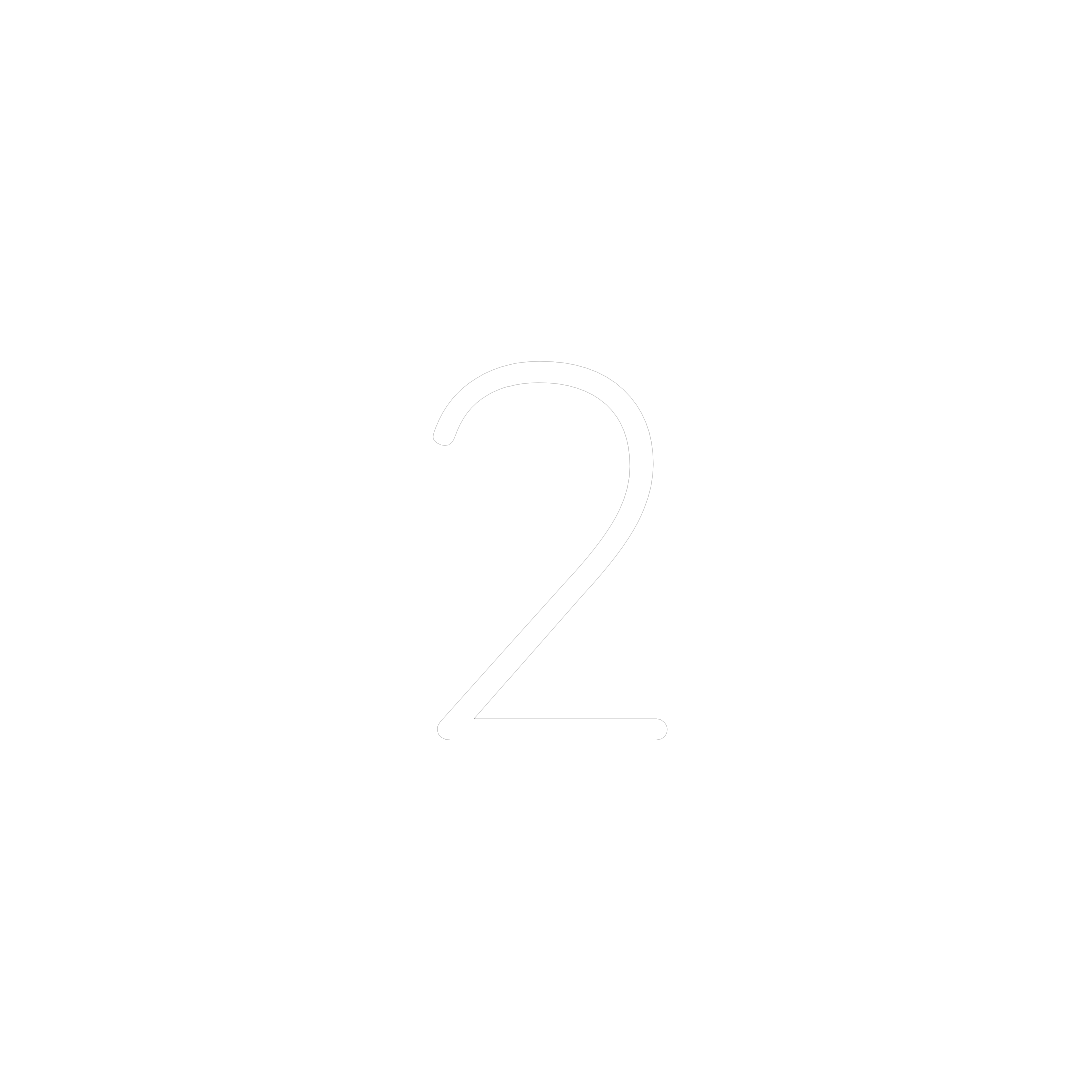 White number two icon.