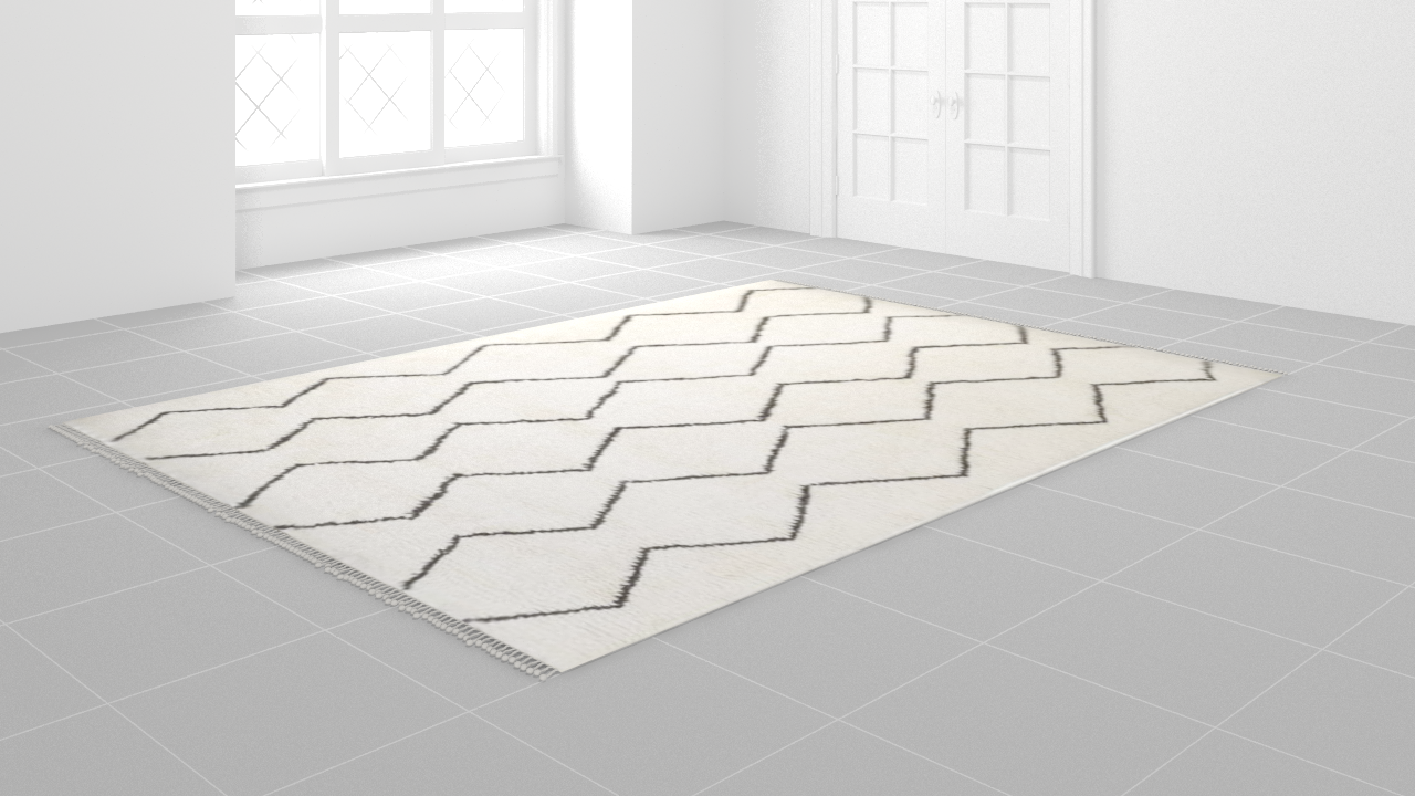 FT Souk Rug:9X12 Feet:Graphite