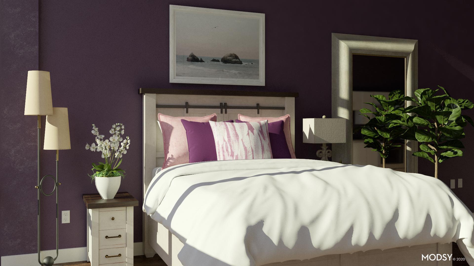 Powerful Purple Traditional Bedroom Traditional Classic Style Bedroom Design Ideas