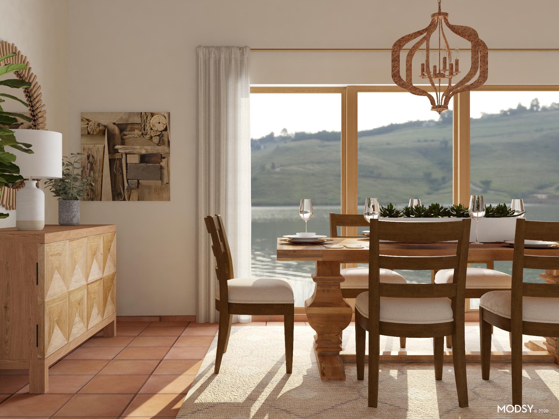 Rustic Style Dining Inviting Room Dining Room Design Ideas Photos