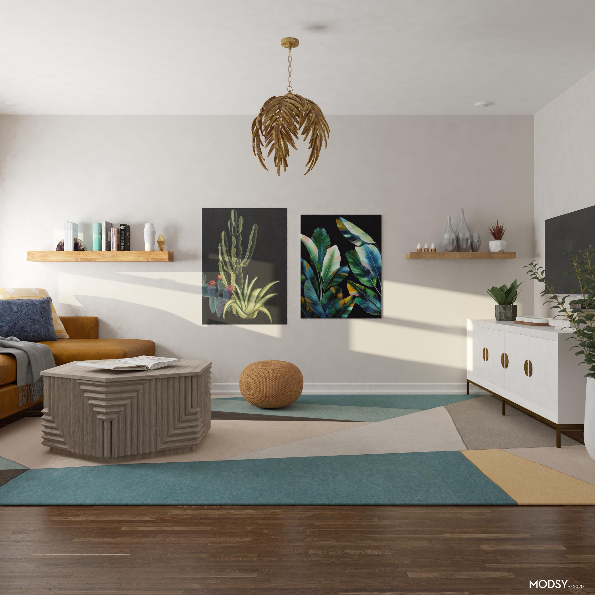 jungle jewel tones eclecticstyle living room design ideas