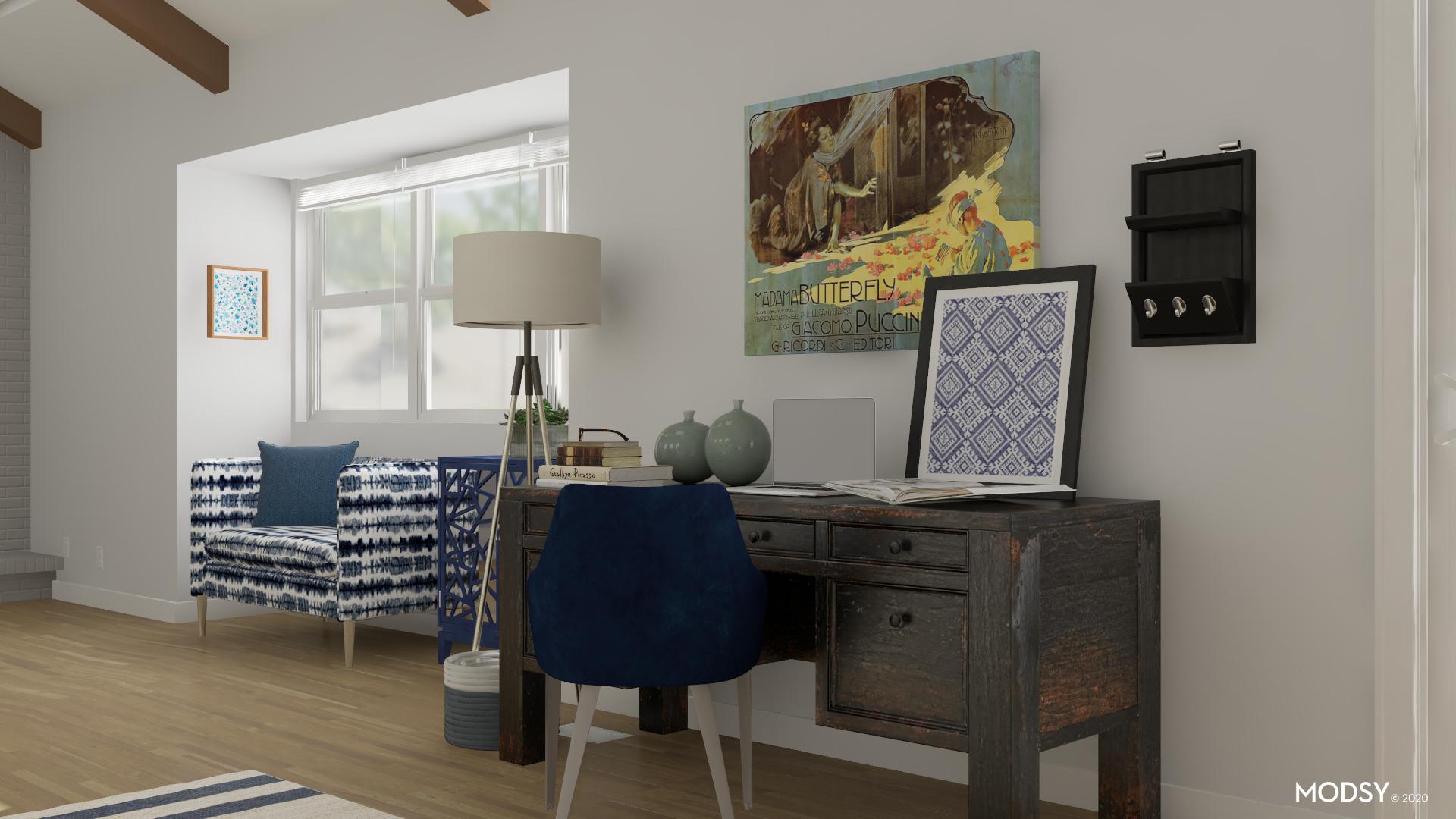 All In The Details Eclectic Office Home Office Design Ideas & Photos