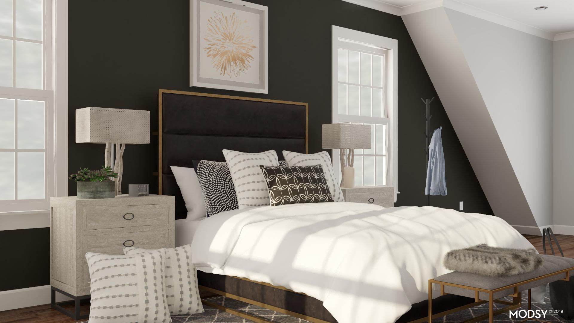 Relaxation With Extra Pillows Bedroom Design Ideas & Photos