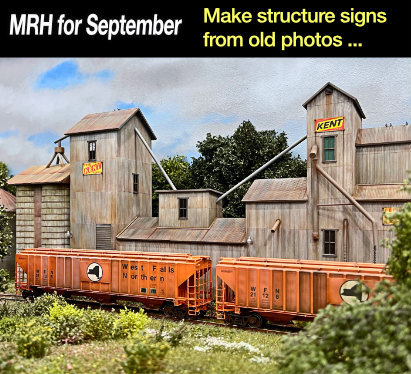 In September: Making structure signs from old photos
