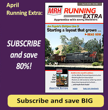 In the April Running Extra: Siskiyou Line 2 - Starting a layout that grows ...