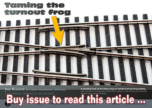 Tricks for taming the turnout frog - Model trains - MRH article October 2026