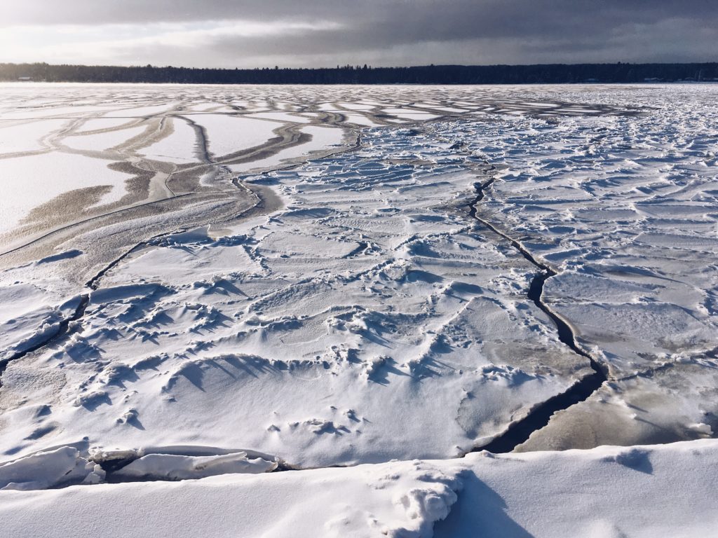 frozen lake