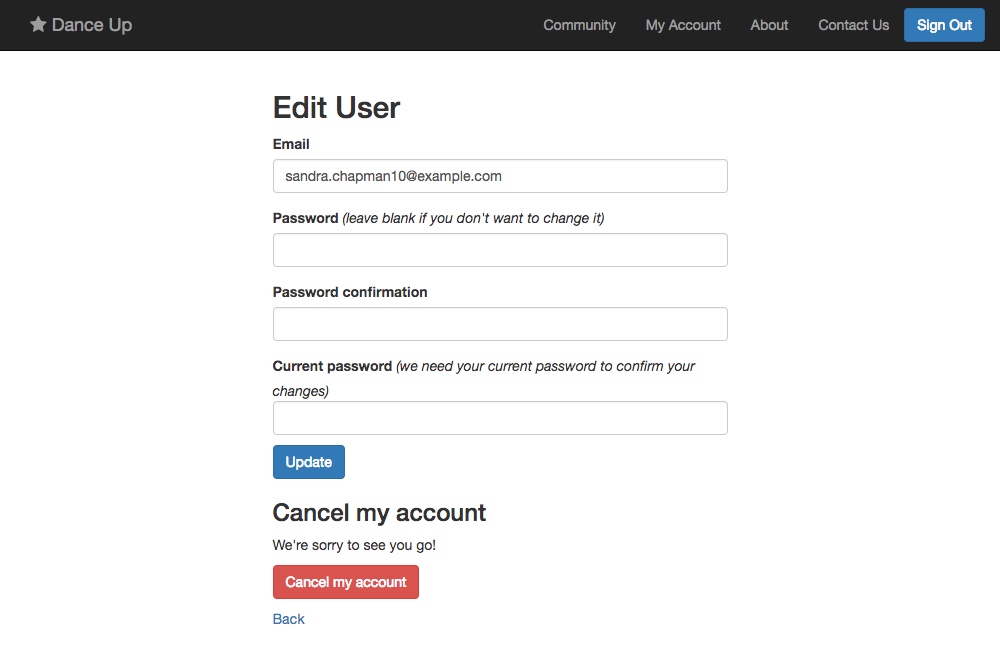 My Account My Account