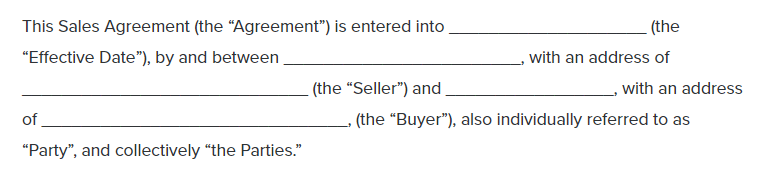 Data setup screen for contract data