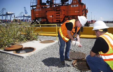 Stormwater vault inspection