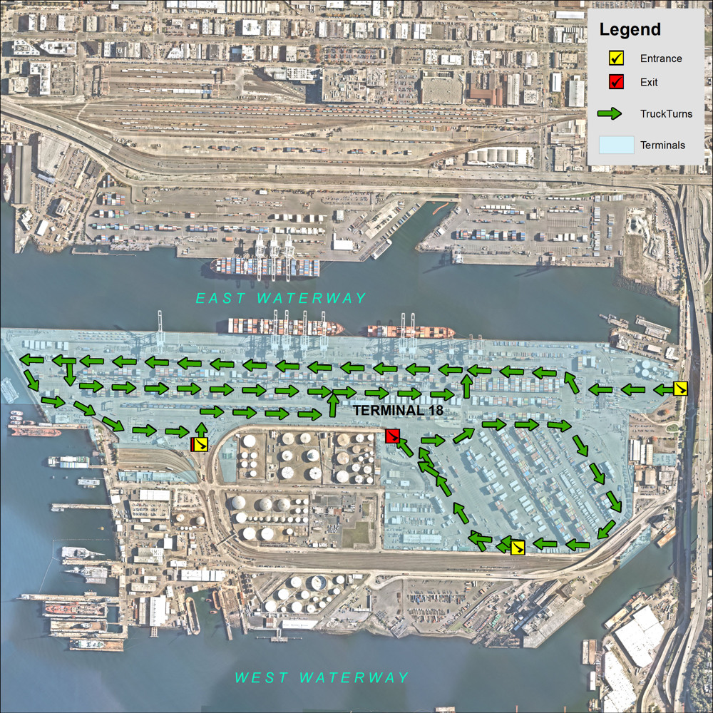 T18 Map Northwest Seaport Port Of Tacoma