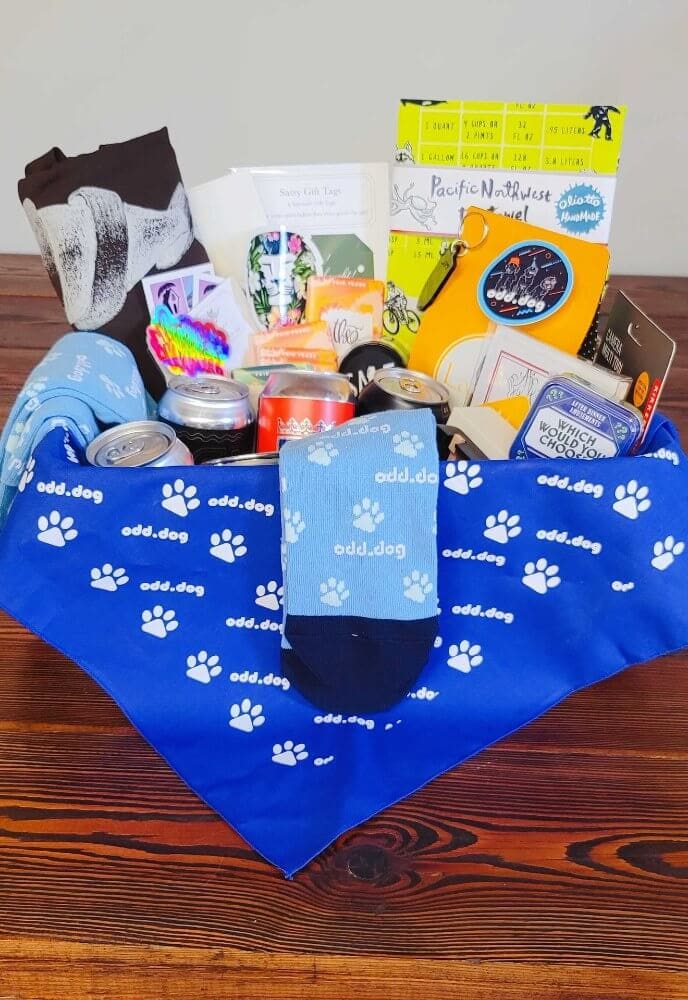 Odd Dog Small Business Saturday 2021 bingo basket