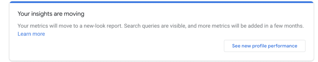 Google business insights