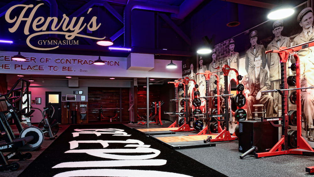 henry's gym banner
