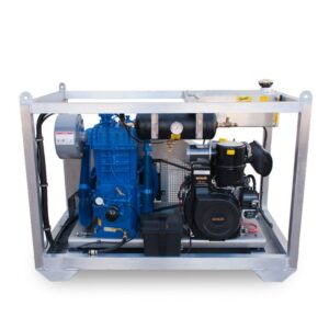 Quincy 370D Compressor with Kohler Diesel Engine