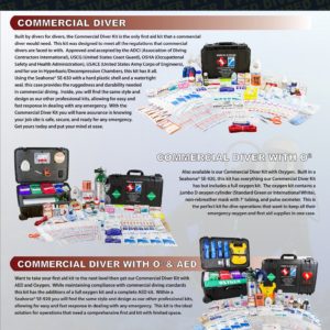 Dive 1st Aid. "Commercial Diver" Medical Kits