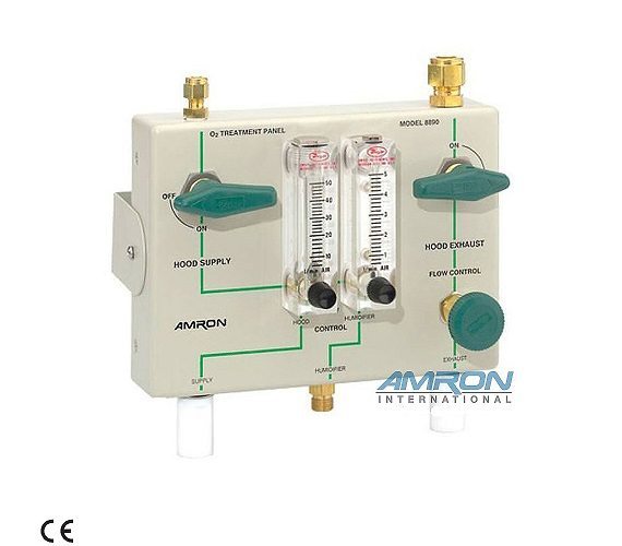 Amron International 8890 Oxygen Treatment Panel for a Single Patient