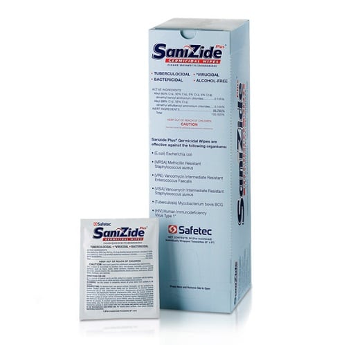 SaniZide PlusĀ® Germicidal Wipes