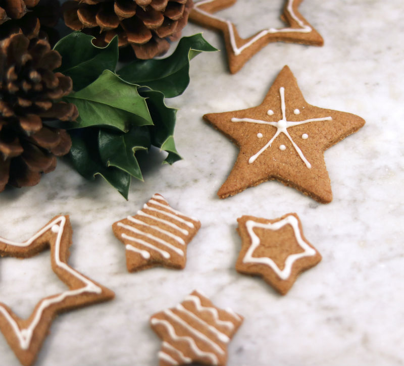 Gingerbread cookies with frosting containing xylitol, which dogs should not eat