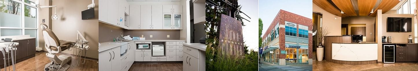 Panorama view of Redmond Signature Dentistry, with their Redmond town center office