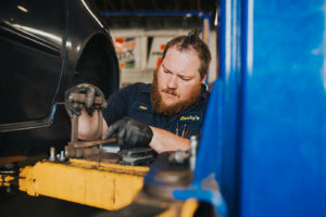car issue being diagnosed at Bucky's Renton Auto Repair