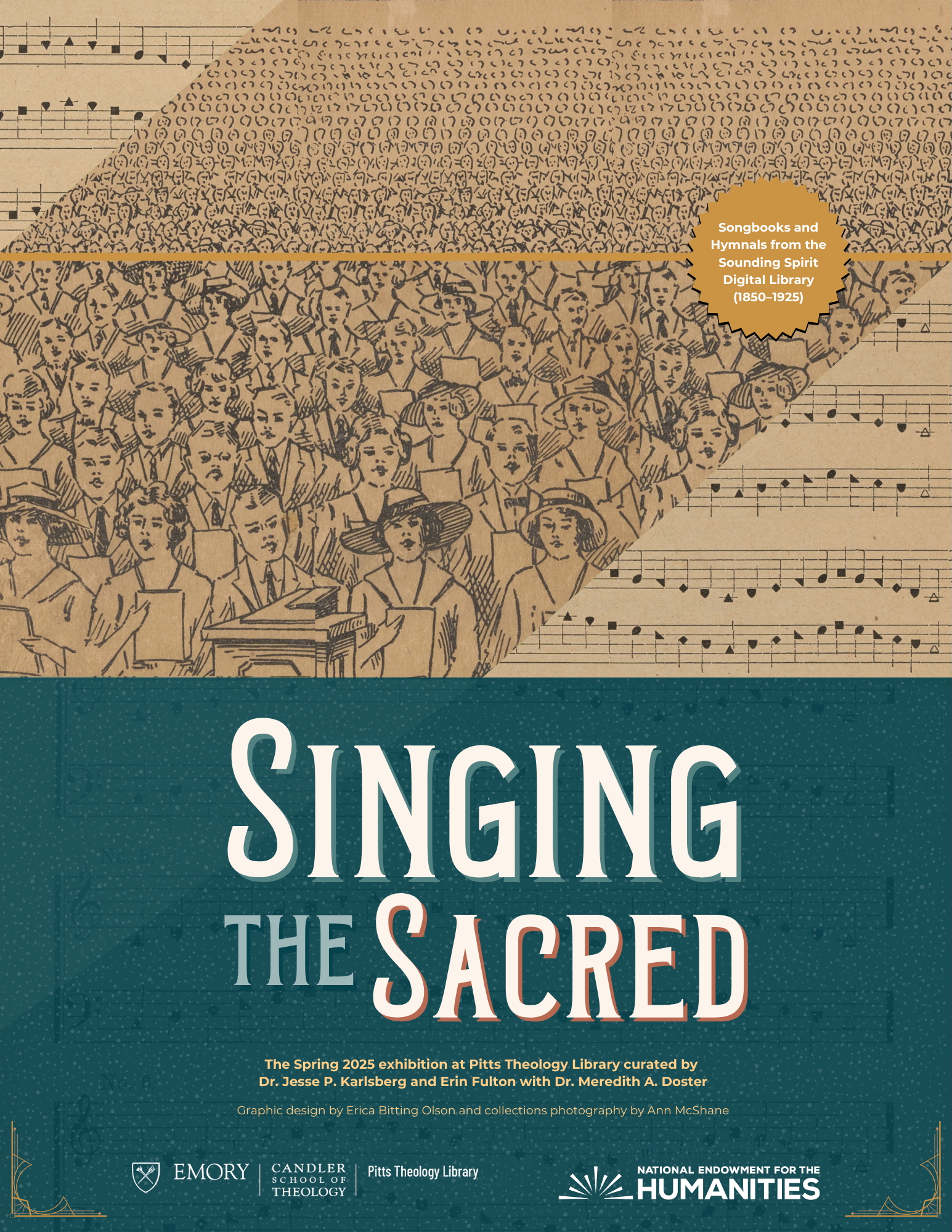 Singing the Sacred Exhibit poster