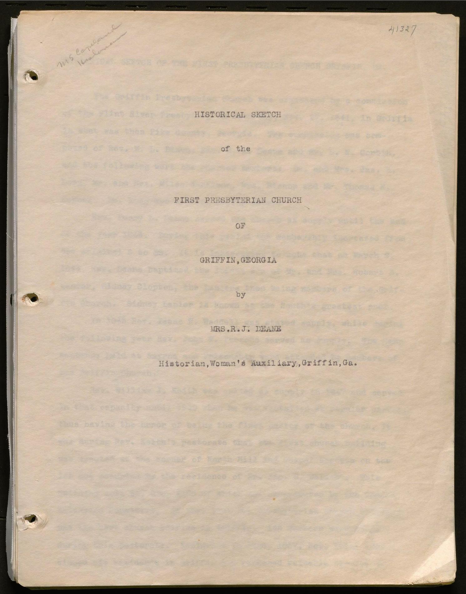This history includes the years 1932-1970.