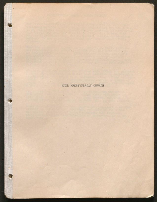 This history includes the years 1935, 1944-1946, 1948, 1950, 1955, and 1962. It also includes a summary of the years 1890-1935 (part of the 1935 history).