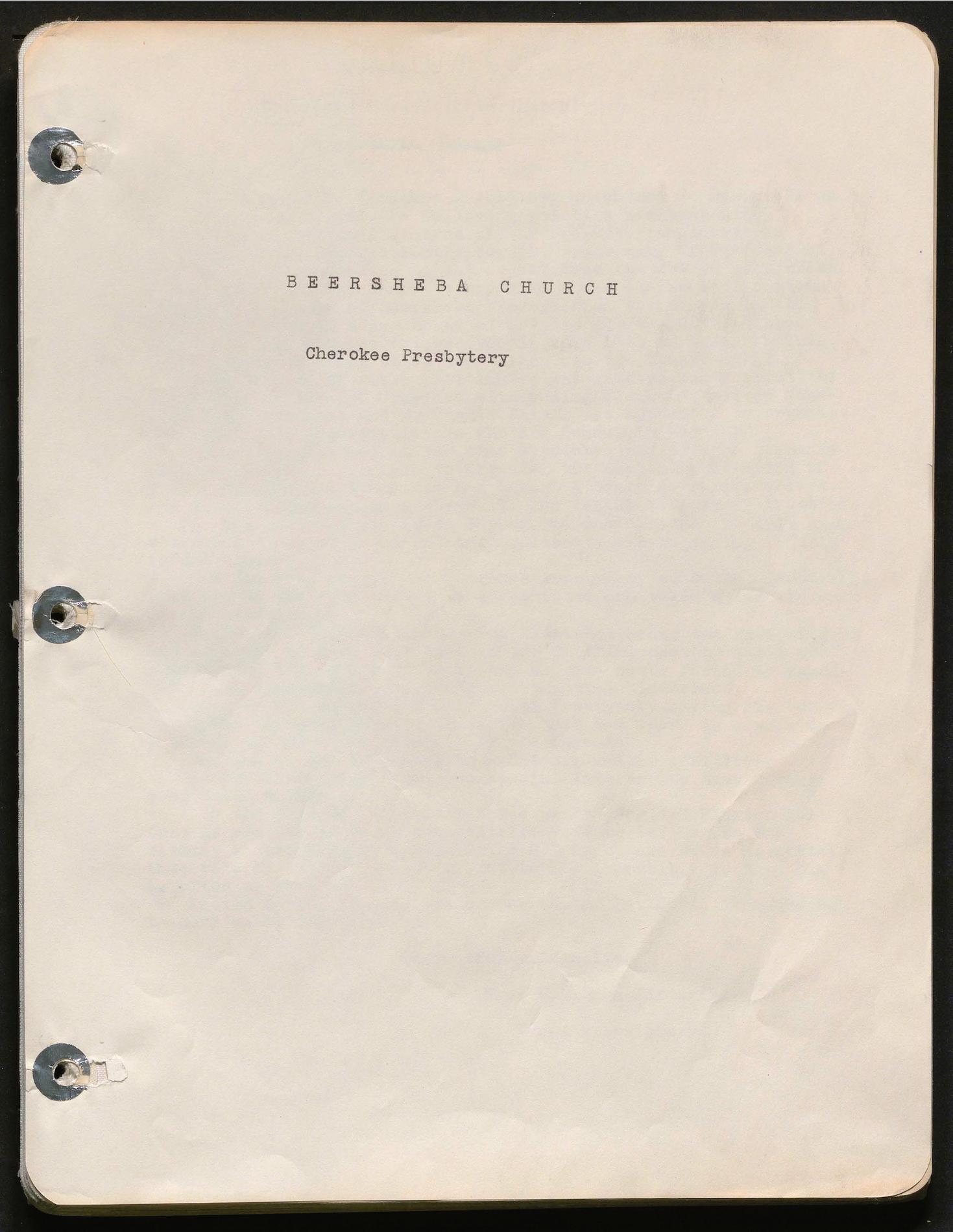 This history includes the years 1935-1970. It also includes a summary of the years 1852-1953 (part of the 1953 history).