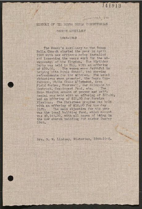This history includes the years 1948-1949, and 1954-1959.