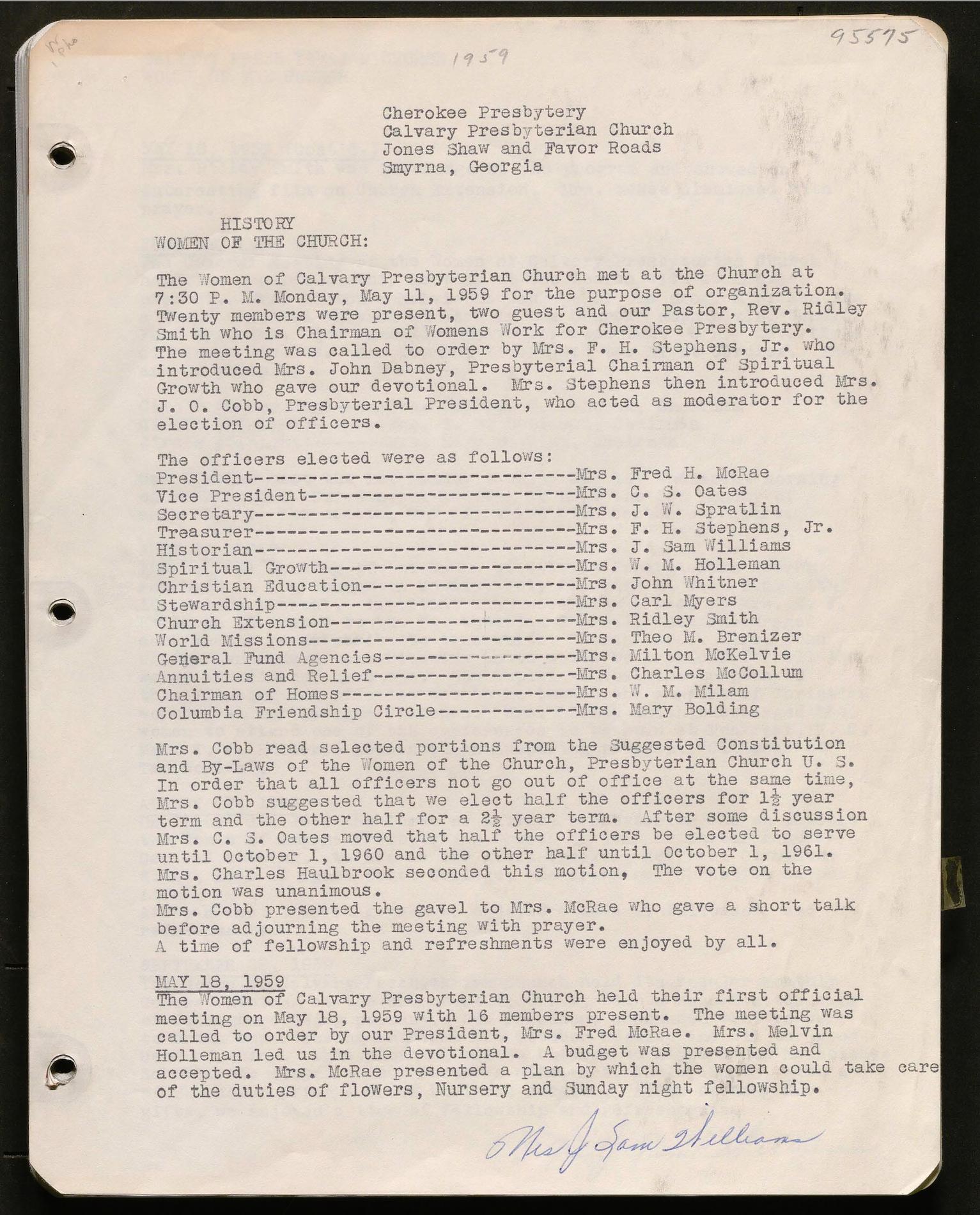 This history includes the years 1959-1970.